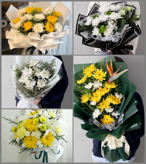 山东青岛平度市旧店镇东司家庄村白事花束代送